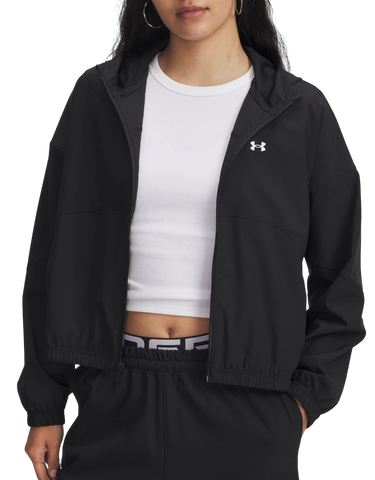 Ветровка Under Armour UA Rival Woven Cropped Hooded Jacket Черно | 6004849-005, 0