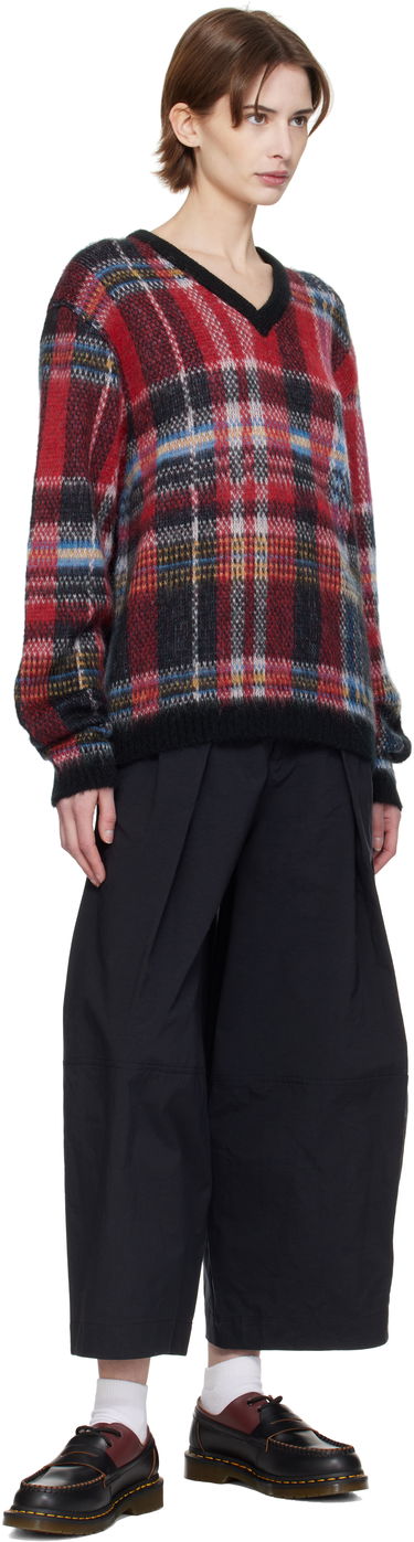 Пуловер YMC YMC Vertigo Tartan V-Neck Sweater Многоцветен | P8XMF, 3