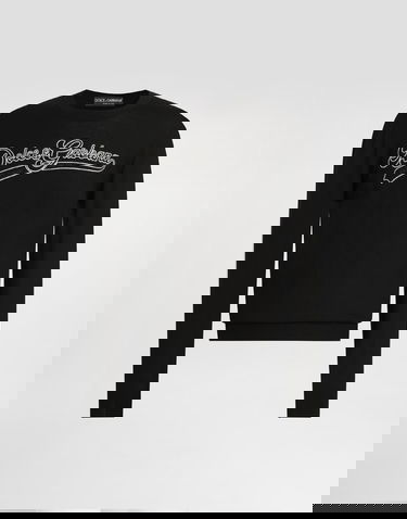 Пуловер Dolce & Gabbana Virgin Wool Pullover With Embroidery Collection Черно | GXX02ZJDVGBN0000, 0