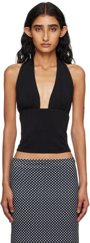 Потник Miaou Miaou Mathilde Halter Neck Top Черно | 7189VISBLK, 0