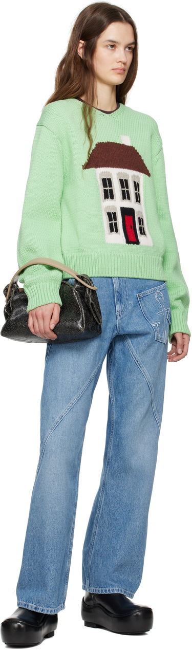 Пуловер JW Anderson JW Anderson House Graphic Sweater Зелено | KW1404-YN0417, 3