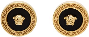 Обеци Versace Enamel Medusa Earrings Бежово | DG27256_DJMR, 0