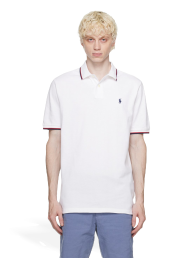 Поло тениска Polo by Ralph Lauren Embroidered Polo Shirt Бяло | 710844275002