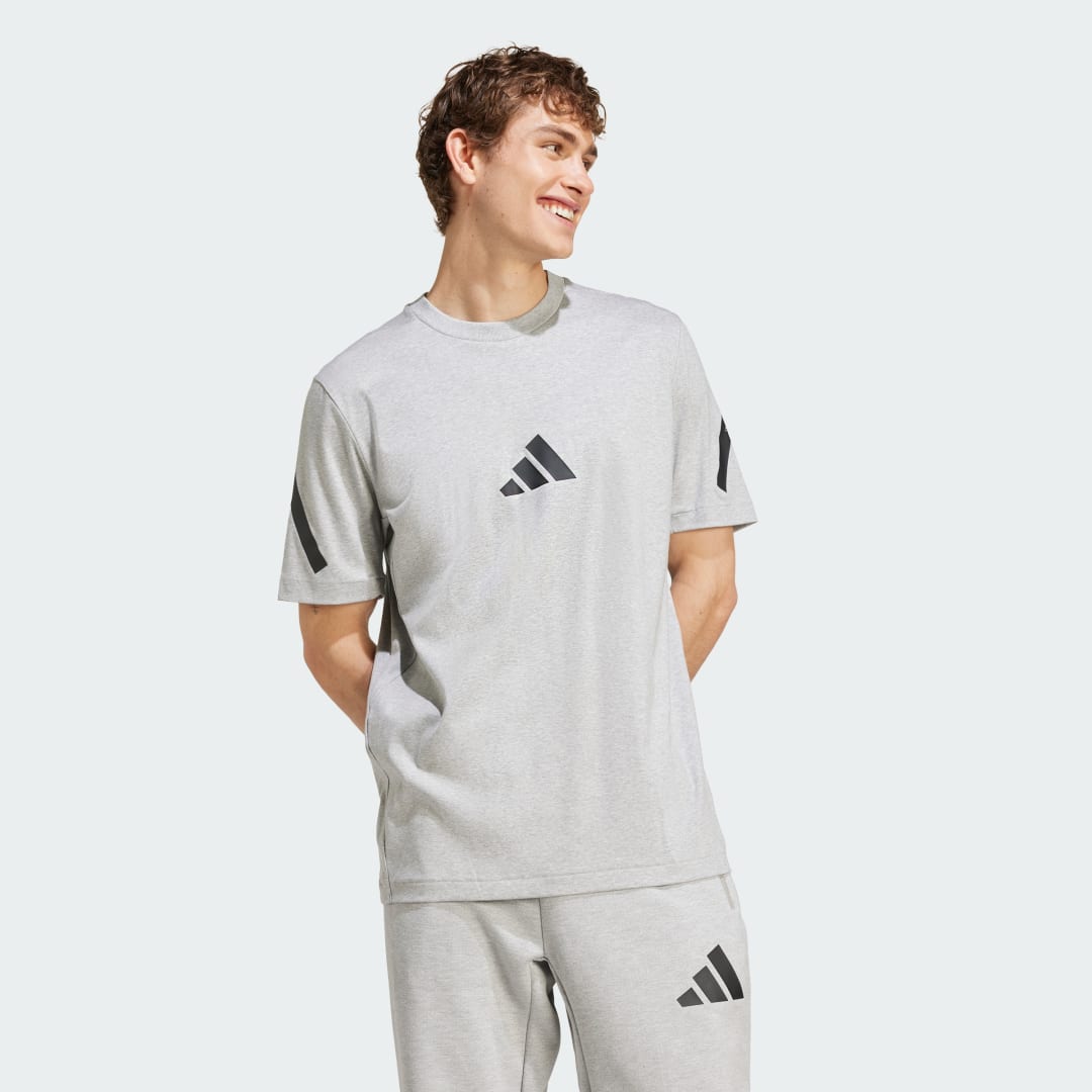 Тениска adidas Performance Z.N.E. T-Shirt Сиво | JF2457, 0