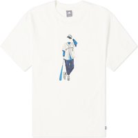 Тениска New Balance Men's NB Athletics Baseball Style Relaxed Tee Sea Salt Бяло | MT41577-SST, 1