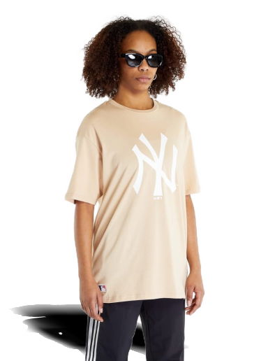 Тениска New Era New York Yankees MLB League Essential Oversized T-Shirt Бежово | 60332281