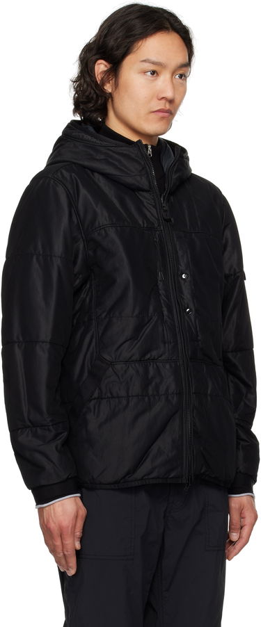 Пухо яке Stone Island Stone Island Reversible Nylon Mesh-TC Hooded Jacket Черно | K1S15 4100087 S0032, 1