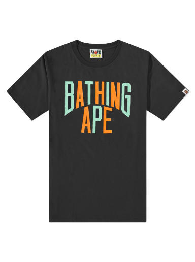 Тениска BAPE Colours Nyc Logo T-Shirt Black Черно | 001TEJ301020M-BLK