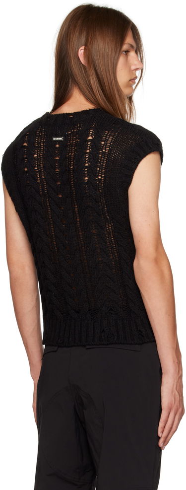 Пуловер Han Kjøbenhavn Han Kjobenhavn Crewneck Knitted Sweater Vest Черно | M-132697, 2