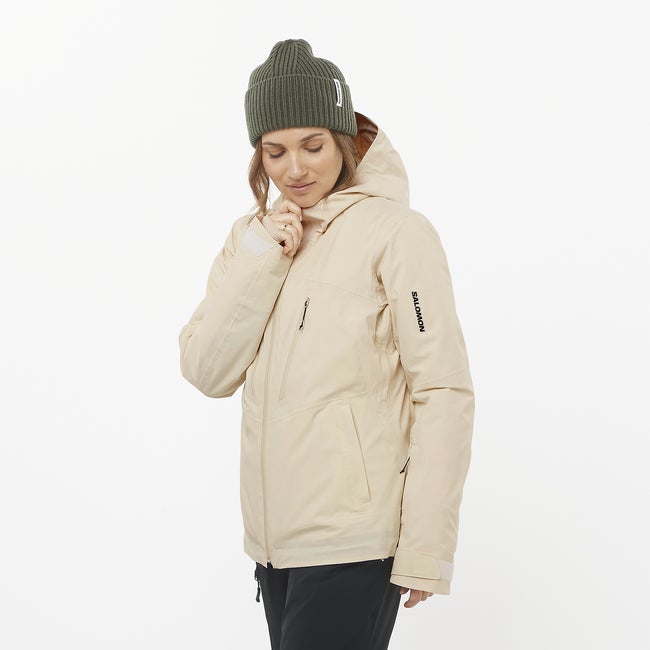 Парка Salomon Ski Jacket Brilliant Бежово | LC2333900, 0