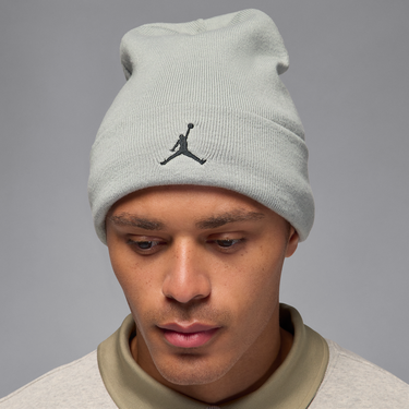 Шапка Jordan Jordan Peak Satin-Lined Ribbed Beanie Сиво | HJ3224-077, 2