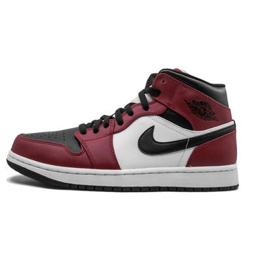 Кецове и обувки Jordan Air Jordan 1 Mid "Chicago Black Toe" Червено | 554724-069, 0