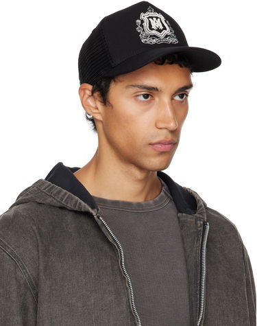 Шапка с козирка AMIRI AMIRI MA Crest Trucker Cap Черно | AMHATR1037, 1
