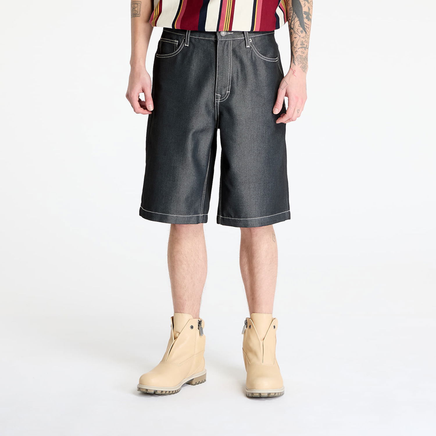 Къси панталони GUESS Guess Originals Baggy Denim Shorts Черно | M5GD52D5L3A-GOM6, 0