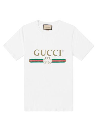 Тениска Gucci Fake Tee Бяло | 440103-X3F05-9045