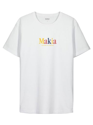 Тениска Makia Strait T-Shirt Бяло | M21226_001