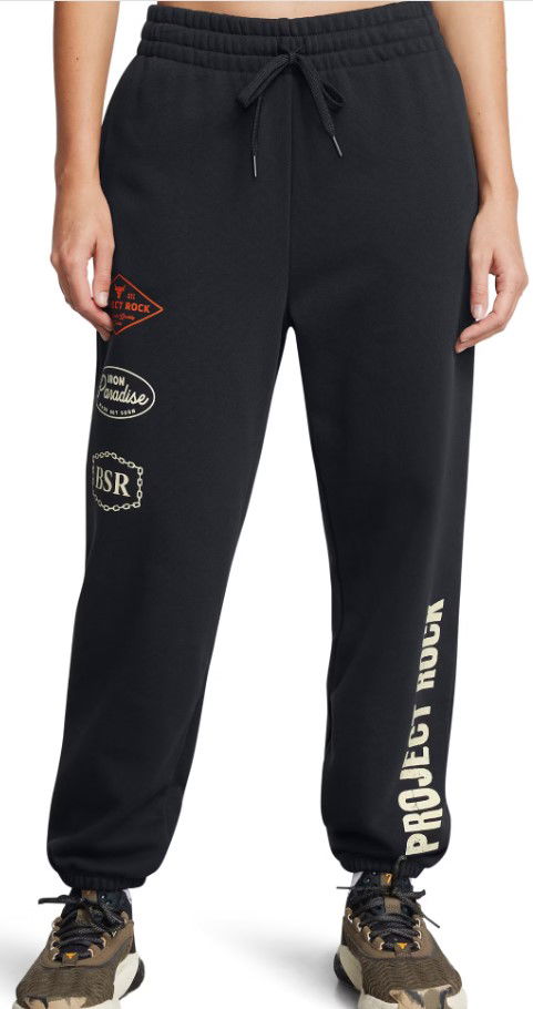 Спортни панталони Under Armour Project Rock Heavyweight Pants Черно | 1386445-001, 0