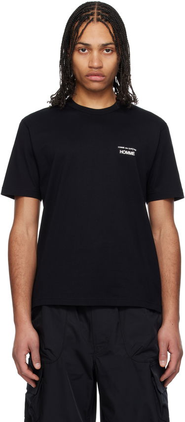 Тениска Comme des Garçons Homme Logo T-Shirt Черно | HO-T101-051, 0