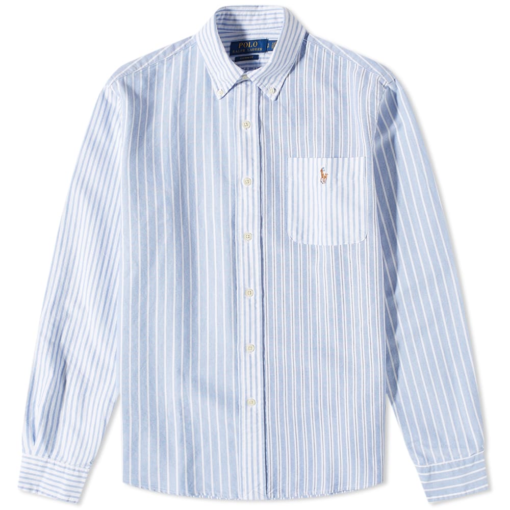 Риза Polo by Ralph Lauren Funmix Multi Stripe Button Синьо | 710897269002, 0
