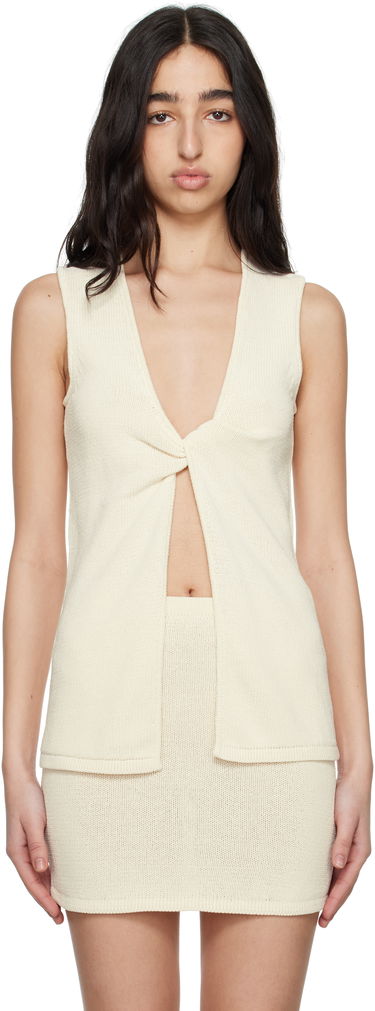 Пола BEC + BRIDGE BEC + BRIDGE Milla Twist Knit Tank Top Бежово | A25-21701, 0