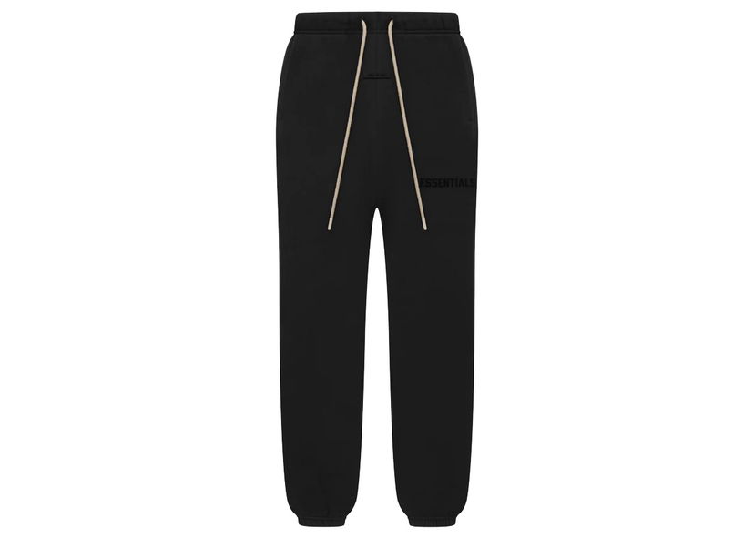 Спортни панталони Fear of God Essentials Cream Drawstring Sweatpant Jet Black Черно | 130SP232020F