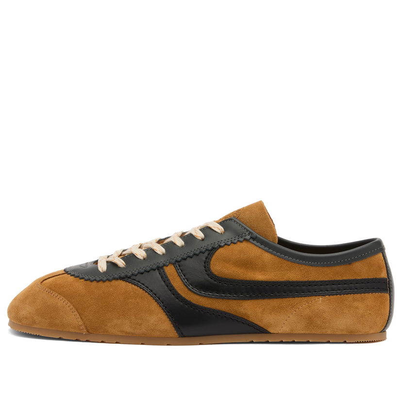 Кецове и обувки Dries Van Noten Leather Sneaker Бежово | 252-021726-126-103