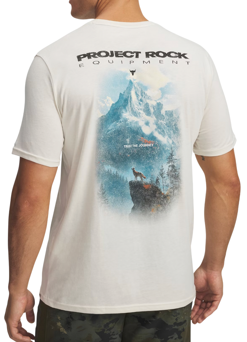 Тениска Under Armour Project Rock Equipment Short-Sleeve T-Shirt Бежово | 6005047-279, 1