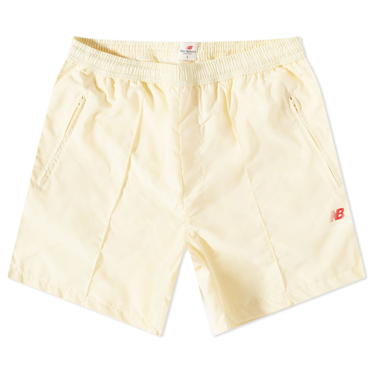 Къси панталони New Balance Made in USA Pintuck Short Бежово | MS31541-DGL, 0