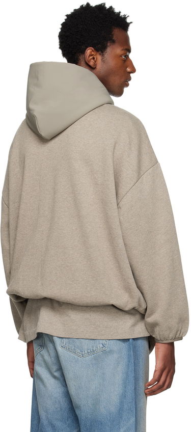 Суитчър Fear of God Core Collection Nylon Fleece Hoodie Heather Grey/Dust Сиво | 202SU244311F, 2