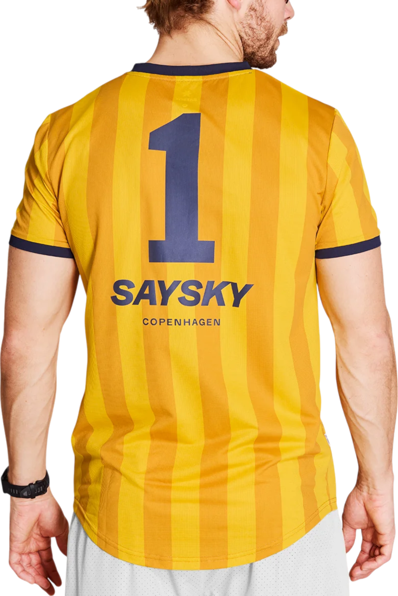 Фланелка Saysky Saysky Stripe Combat T-Shirt Жълто | nmrss31c-008, 1