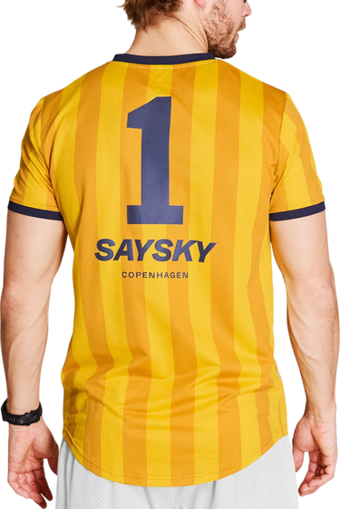 Фланелка Saysky Saysky Stripe Combat T-Shirt Жълто | nmrss31c-008, 1