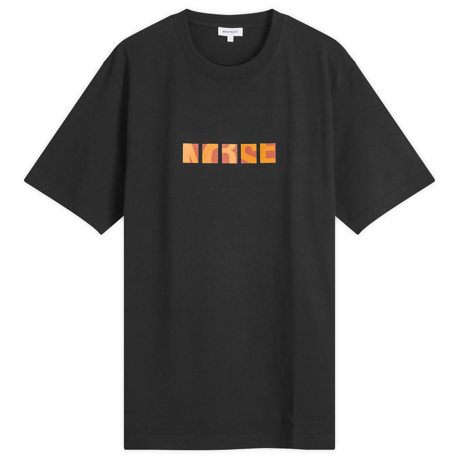 Тениска NORSE PROJECTS Johannes Zoom Logo Print T-Shirt, Size Large Черно | N01-0688-9999, 1