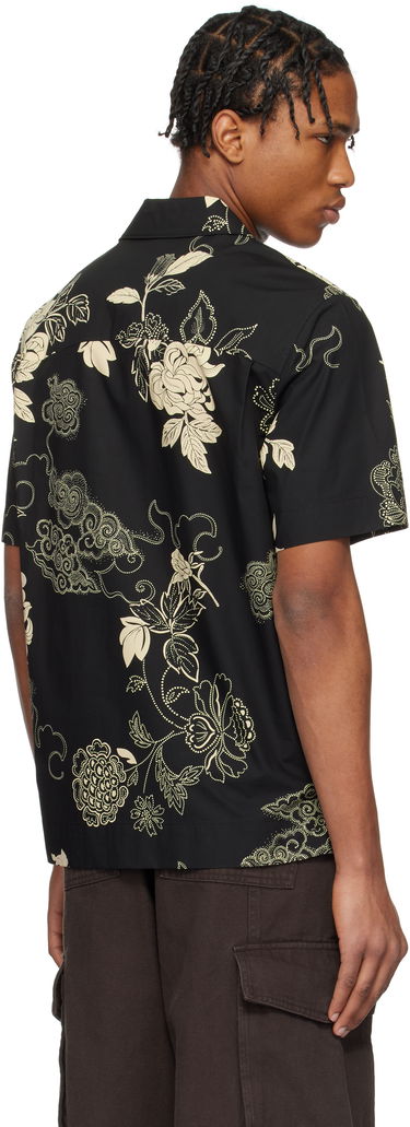 Риза Moncler Moncler Floral Print Cotton Shirt Черно | K10912F00018598I5, 2