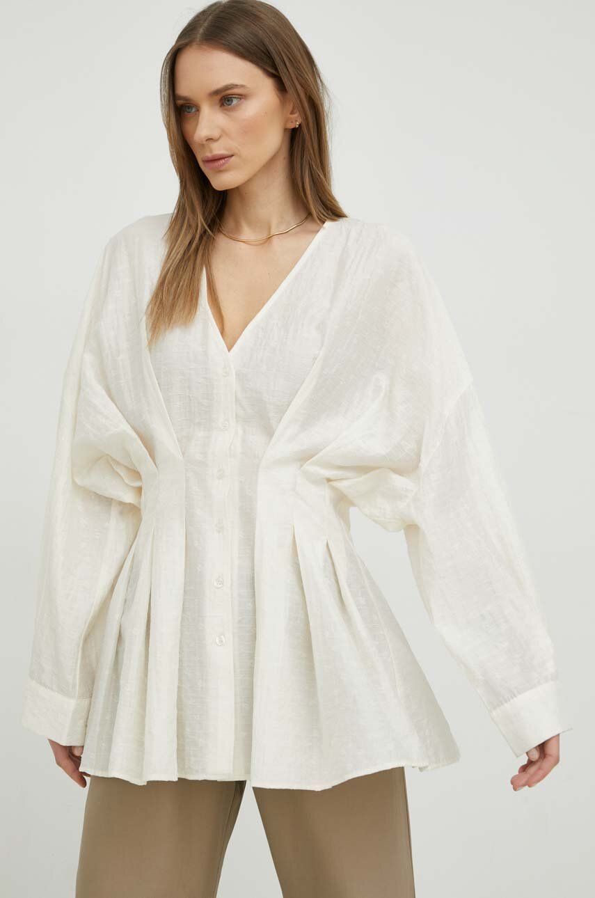 Риза Samsoe Samsoe Shirt Бяло | F23100157, 0