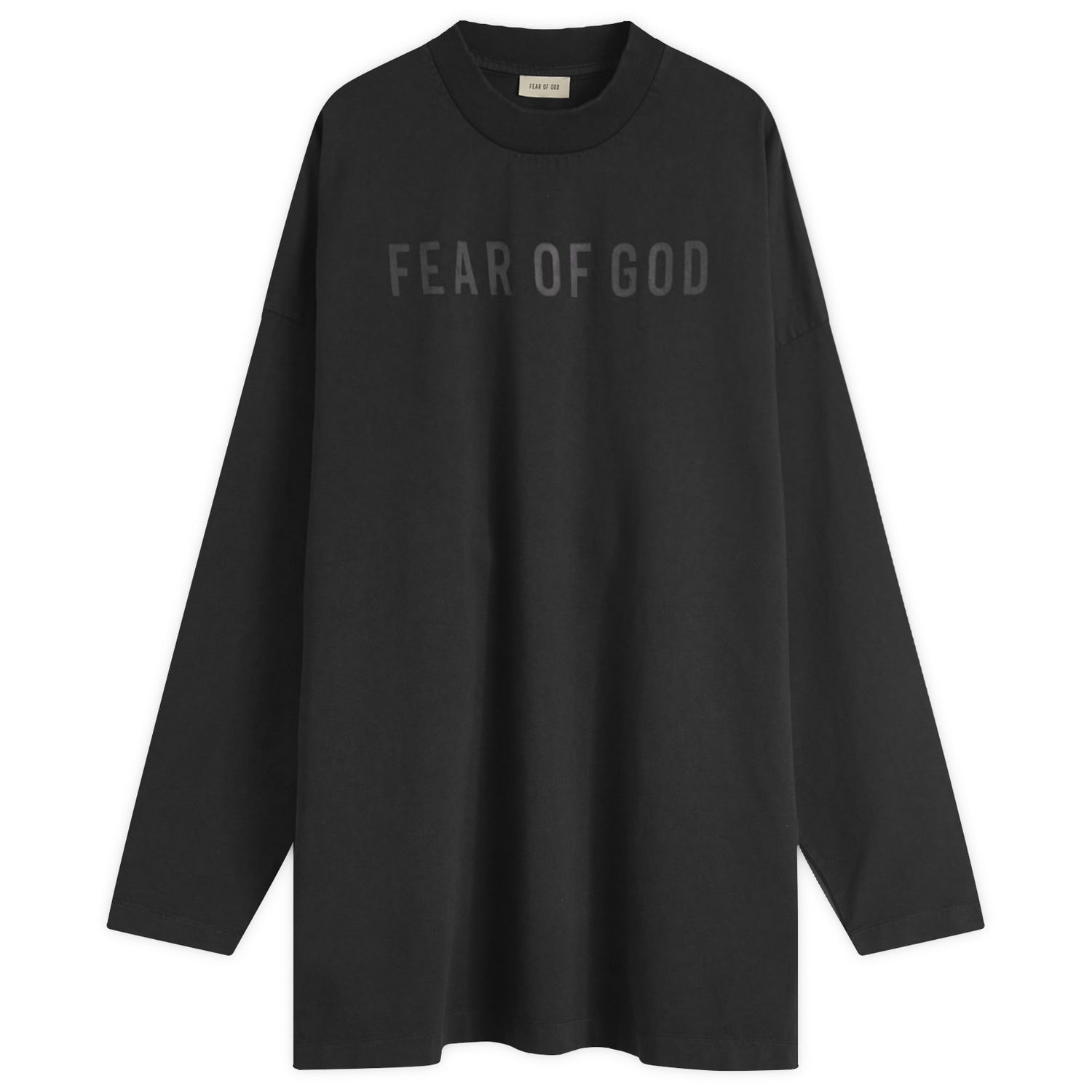 Тениска Fear of God Long Sleeve Thunderbird Logo T-Shirt Черно | FG24FW50-10175EGHWJ-001, 0