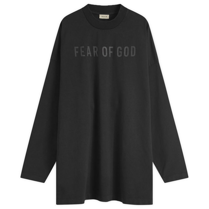 Тениска Fear of God Long Sleeve Thunderbird Logo T-Shirt Черно | FG24FW50-10175EGHWJ-001