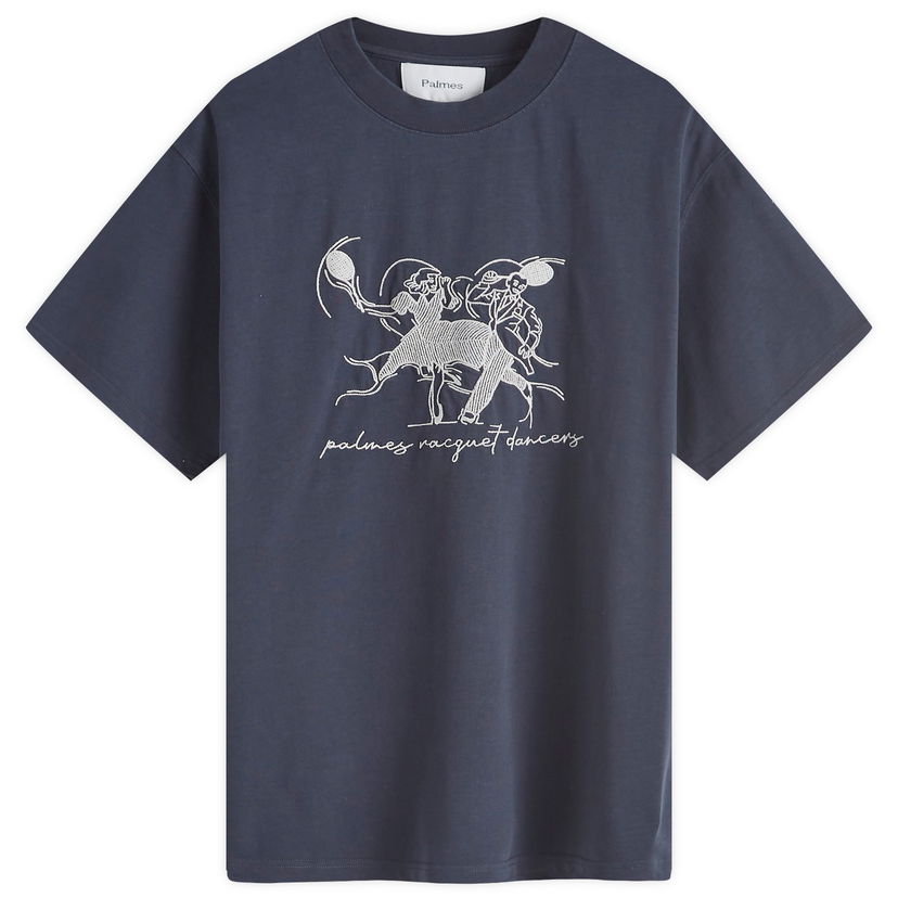 Тениска Palmes Dancers T-Shirt Тъмно синьо | P10-0033-666