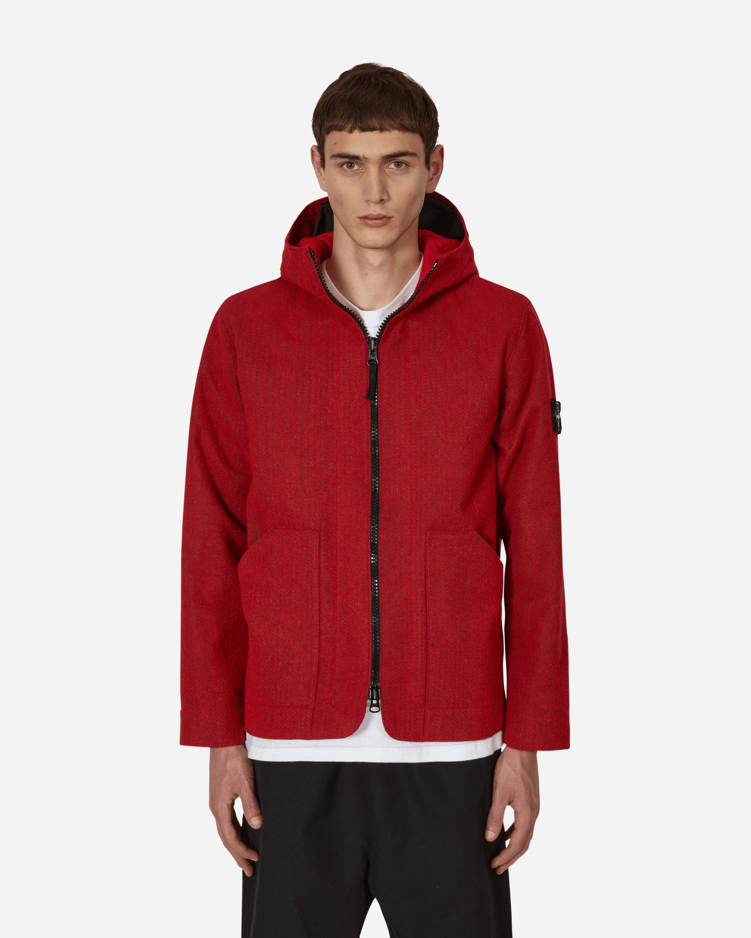 Яке Stone Island Needle Punched Reflective Jacket Червено | 771543199 V0010, 0