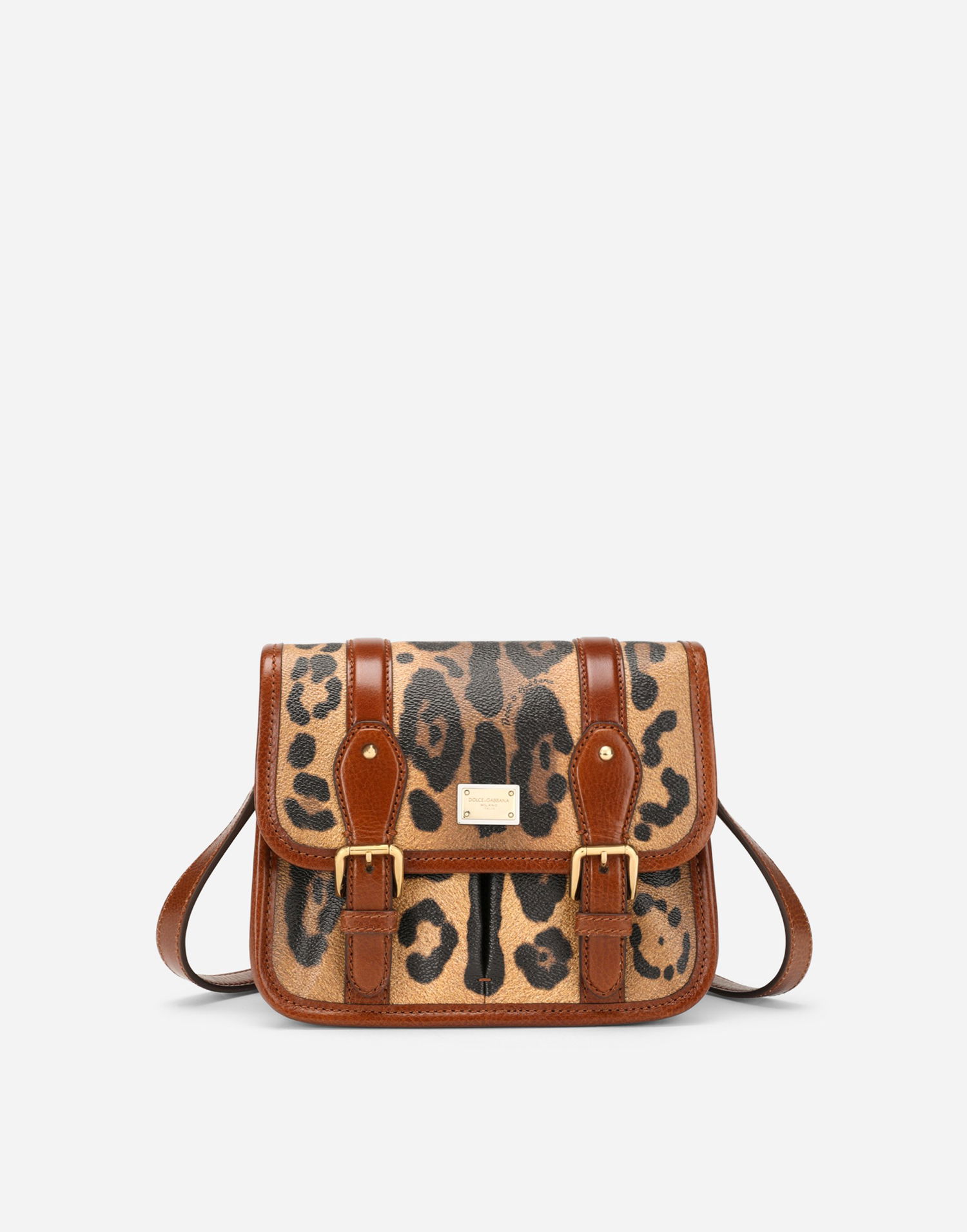 Чанта през рамо Dolce & Gabbana Small Messenger Bag With Branded Plate Многоцветен | BB6933AW384HYNBM, 0