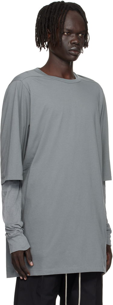 Тениска Rick Owens Rick Owens Concordians Level Long Sleeve T-Shirt Бяло | RU02E1266 UC, 4