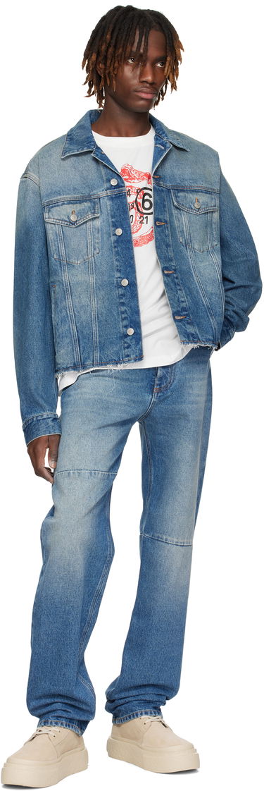 Дънки Maison Margiela MM6 Maison Margiela Tapered Jeans Синьо | SH0LA0009 M30018, 3
