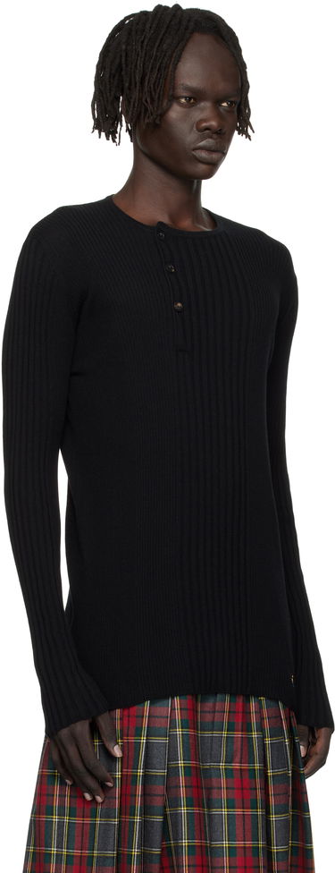 Пуловер Vivienne Westwood Vivienne Westwood Tegan Henley Knit Top Бежово | 2701002N-Y003M-, 4