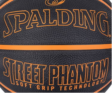 Спортна екипировка Spalding Basketball Street Phantom Outdoor Soft Grip Technology Черно | 84383z-blackorange, 2
