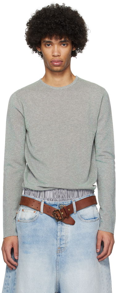 Пуловер ERL ERL 'Make Believe' Sweater Сиво | ERL08N325, 0