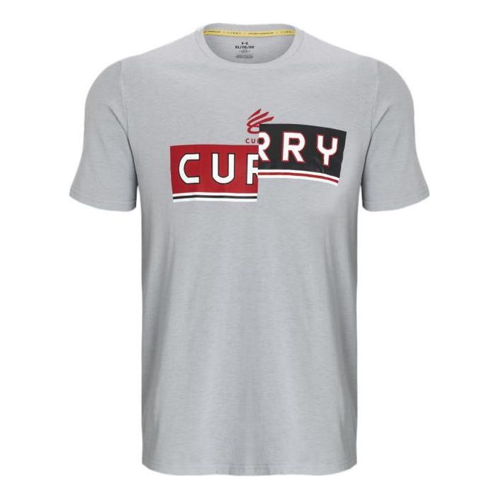 Тениска Under Armour Curry Logo Basketball T-Shirt Сиво | 1377543-011, 0