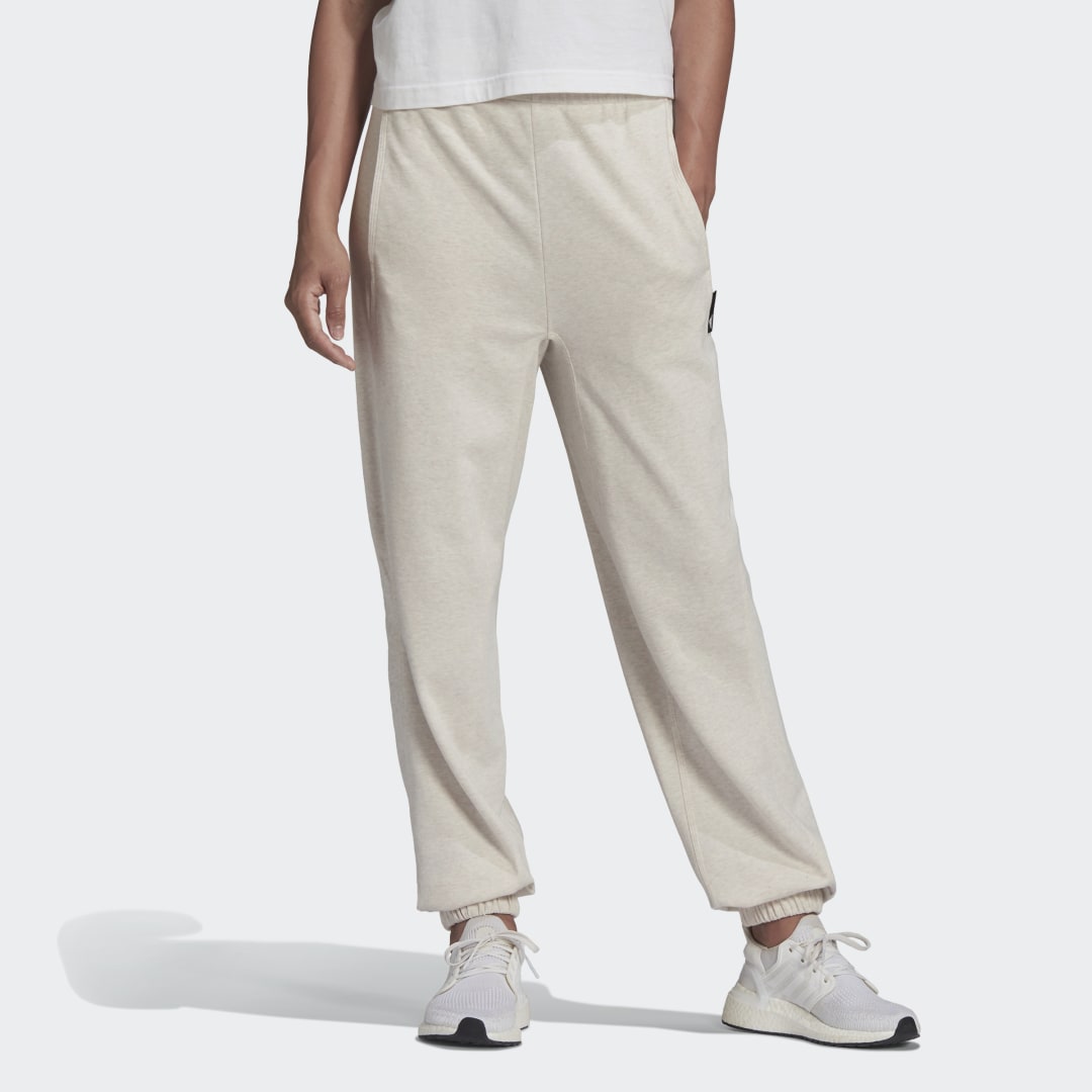 Спортни панталони adidas Originals Sportswear Studio Lounge Summer Pants Бежово | HE2870, 0