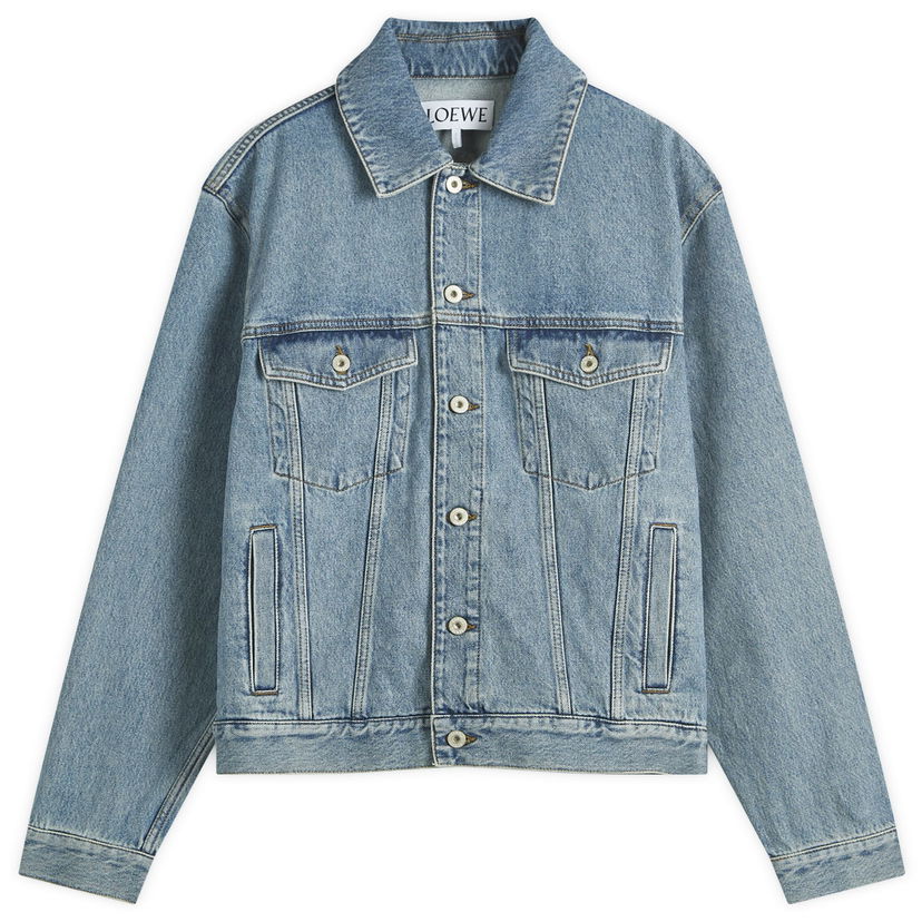 Яке Loewe Anagram Denim Jacket Синьо | H526Y50W25-5475