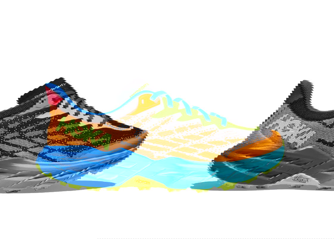 Кецове и обувки Hoka One One Speedgoat 5 Solar Flare Diva Blue Многоцветен | 1123157-SDV, 0