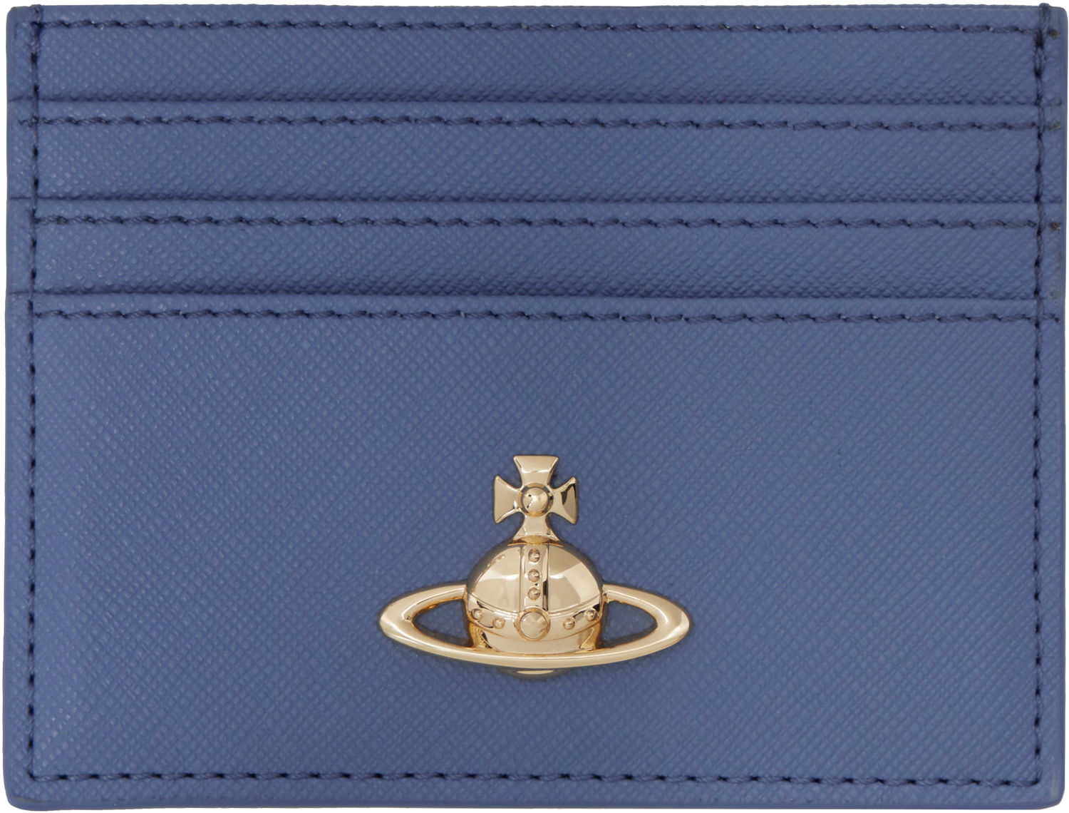 Портфейл Vivienne Westwood Vivienne Westwood Flat Card Holder Синьо | 54030004W-S0021-, 0