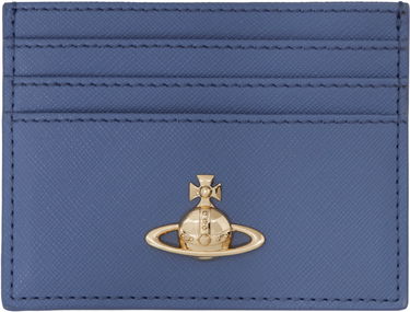 Портфейл Vivienne Westwood Vivienne Westwood Flat Card Holder Синьо | 54030004W-S0021-, 0